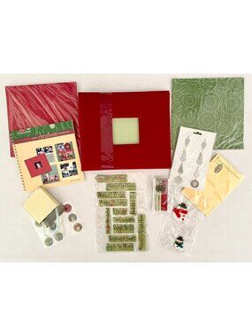 Creating Keepsakes Christmas Scrapbook Kit 8x8 Holiday Memory Album New